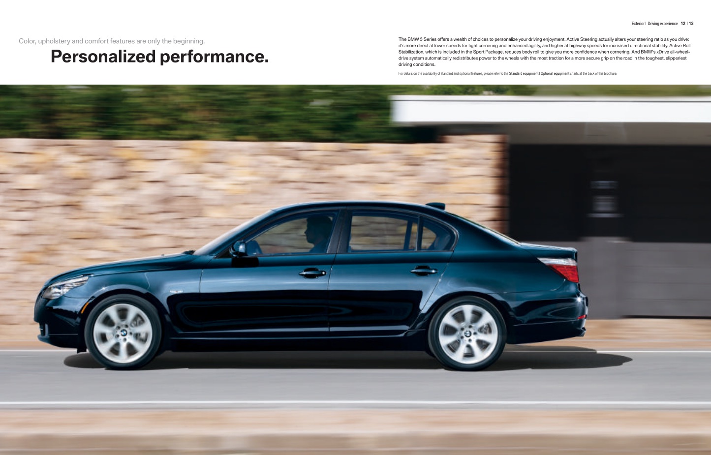 2010 BMW 5-Series Brochure Page 5